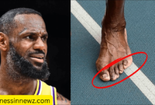 lebron james feet